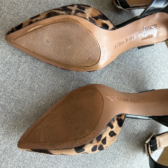 Nine West leopard print heels - Picture 6 of 9